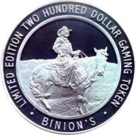 -200 Binions   Binion on Horseback obv.